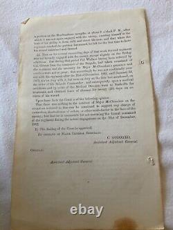 CIVIL War 26 Union General Orders Proclamation Circular Orders Tenn Va Etc 1773