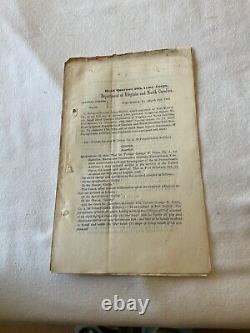 CIVIL War 26 Union General Orders Proclamation Circular Orders Tenn Va Etc 1773