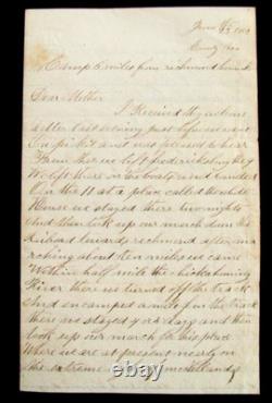 CIVIL War 33rd Pennsylvania CIVIL War Soldier Letter 1862 Died At Antietam