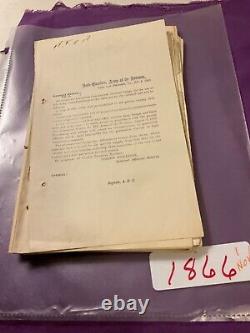 CIVIL War 35 Union General Orders Tenn La Virginia Various Court Martials #1866