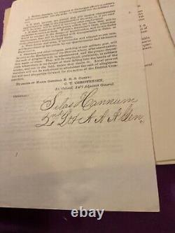 CIVIL War 35 Union General Orders Tenn La Virginia Various Court Martials #1866