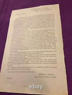 CIVIL War 35 Union General Orders Tenn La Virginia Various Court Martials #1866