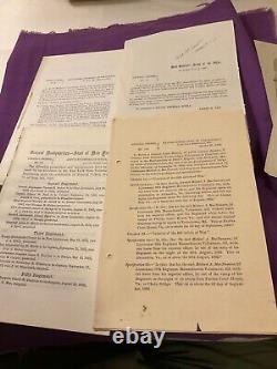 CIVIL War 35 Union General Orders Tenn La Virginia Various Court Martials #1866