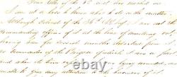 CIVIL War 36th New York General William H Browne Letter 1864