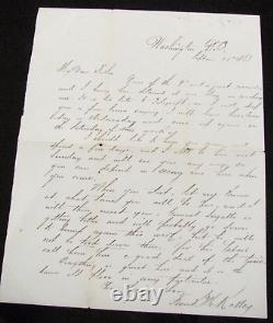 CIVIL War 44th New York Ellsworths Avengers 1863 Letter & General Rufus Ingalls