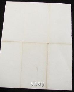 CIVIL War 44th New York Ellsworths Avengers 1863 Letter & General Rufus Ingalls