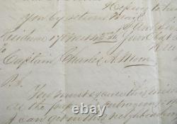 CIVIL War 47th Ny Col Henry Moore Letter- Womanly Love, Menstruation & War News