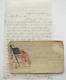 CIVIL War 4th Of July Celebration Ragmonkeys Saloons And Rail Fences Letter 1861