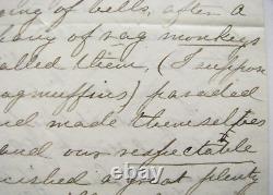 CIVIL War 4th Of July Celebration Ragmonkeys Saloons And Rail Fences Letter 1861