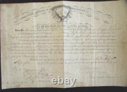 CIVIL War 5th Maryland Sergeant's Commission Antietam Survivor