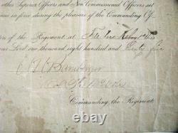 CIVIL War 5th Maryland Sergeant's Commission Antietam Survivor