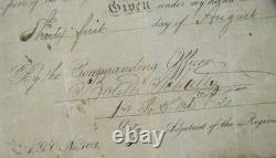 CIVIL War 5th Maryland Sergeant's Commission Antietam Survivor