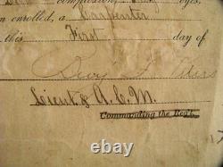 CIVIL War 5th Maryland Union Soldier Discharge Fredericksburg Virginia 1865