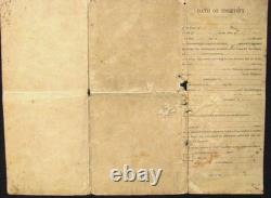 CIVIL War 5th Maryland Union Soldier Discharge Fredericksburg Virginia 1865