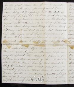CIVIL War 85th New York Soldier Letter Plymouth North Carolina 1864