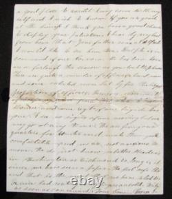 CIVIL War 85th New York Soldier Letter Plymouth North Carolina 1864