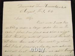 CIVIL War Accomack Drummond Town Virginia Ohio Soldier Letter 1864