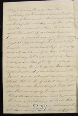 CIVIL War Accomack Drummond Town Virginia Ohio Soldier Letter 1864