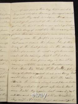 CIVIL War Accomack Drummond Town Virginia Ohio Soldier Letter 1864