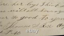 CIVIL War Accomack Drummond Town Virginia Ohio Soldier Letter 1864