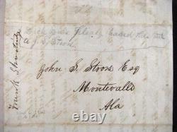 CIVIL War Alabama Confederate Officer Letter Killed In Action CIVIL War Alabama Confederate Officer Letter Killed In Action