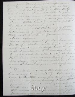 CIVIL War Allegheny County Pennsylvania Letter Re Grant At Vicksburg 1863