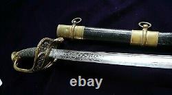 CIVIL War Ames M 1850 Foot Officer Sword Dated & Inspected In 1861 One Of 425