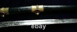 CIVIL War Ames M 1850 Foot Officer Sword Dated & Inspected In 1861 One Of 425