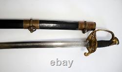 CIVIL War Ames M 1850 Foot Officer Sword Early Model