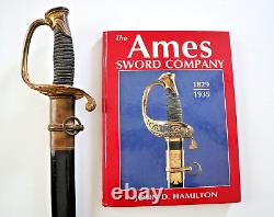 CIVIL War Ames M 1850 Foot Officer Sword Early Model