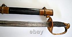 CIVIL War Ames M 1850 Foot Officer Sword Early Model