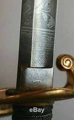 CIVIL War Ames M 1850 Staff& Field Officer Sword Dated Inspected 1862 1 Of 119