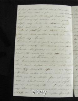 CIVIL War Andersonville Prison Pow 4th Massachusetts Cavalry Soldier Letter