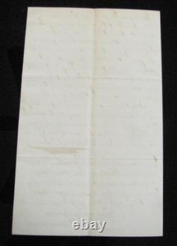 CIVIL War Annapolis Maryland Hospital Letter -full Of Wounded 1864