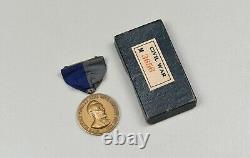 CIVIL War Army Campaign Medal In Original Box Numbered Original, Near Mint