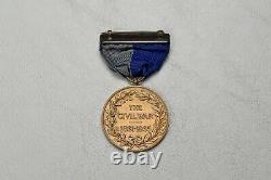 CIVIL War Army Campaign Medal In Original Box Numbered Original, Near Mint