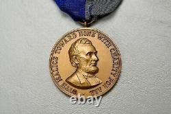 CIVIL War Army Campaign Medal In Original Box Numbered Original, Near Mint