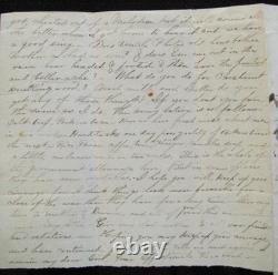 CIVIL War Art Soldier Letter Little Washington North Carolina Color Illus
