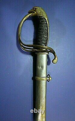 CIVIL War Carried By Confederate Officer Eagle Head Sword Possibly Griswald