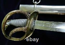 CIVIL War Cavalry Presentation Sword To Lieut Alex M Guthrie Dated 9- 8 -1863