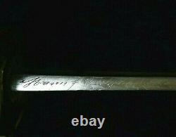 CIVIL War Cavalry Presentation Sword To Lieut Alex M Guthrie Dated 9- 8 -1863