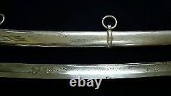 CIVIL War Cavalry Presentation Sword To Lieut Alex M Guthrie Dated 9- 8 -1863