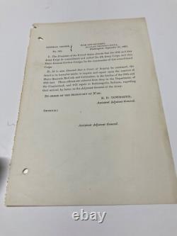 CIVIL War Chickamauga Hero General Gordon Granger Promotion Order 1863 & More
