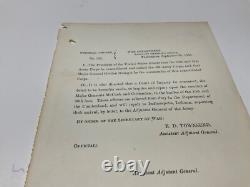 CIVIL War Chickamauga Hero General Gordon Granger Promotion Order 1863 & More