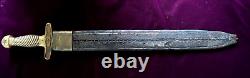 CIVIL War Cofederate E. J. Johnston Artillery Sword W Cs & Star On Guard Choctaw