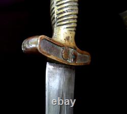 CIVIL War Cofederate E. J. Johnston Artillery Sword W Cs & Star On Guard Choctaw