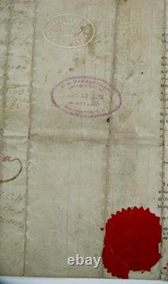 CIVIL War Colonel Kia Sgd 3th Pennslvania Cavalry Discharge 1864