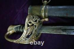 CIVIL War Confederate Boyle & Gamble Richmond Va Officer Sword Cs Marked W Star