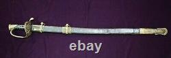 CIVIL War Confederate Boyle & Gamble Richmond Va Officer Sword Cs Marked W Star