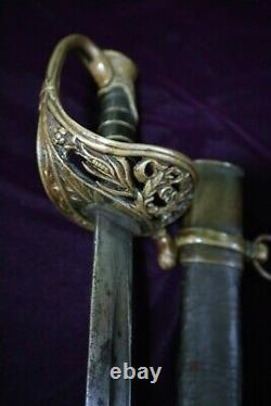 CIVIL War Confederate Boyle & Gamble Richmond Va Officer Sword Cs Marked W Star